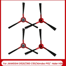 4PCS Side Brush Replacement Parts for JIAWEISHI D520/360 C50/ P10/ Vacuum Cleaner Accessories