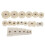 Pack of 20 Watch Back Fitting Dies Repair Kit Round and Rectangular 8