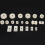 Pack of 20 Watch Back Fitting Dies Repair Kit Round and Rectangular 7