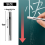 2 PCS Silver Aluminum Alloy Chalk Keeper Holder 2