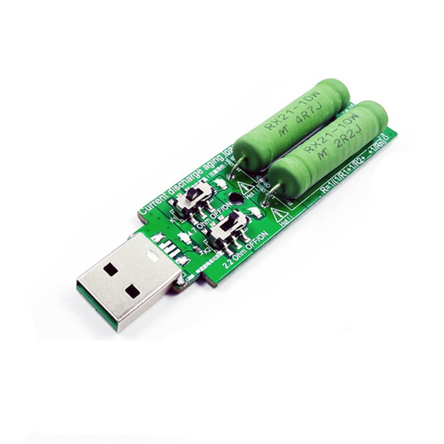 USB Resistor Dc Electronic Load with Switch Adjustable 5V1A/2A/3A Battery Capacity Voltage Discharge Resistance Tester 1