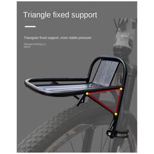 Bicycle Front Rack Basket Bracket Mountain Bike Alloy Fork Equipment