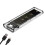 M.2 NGFF Dual Protocol SSD Case Clear USB Type C 10Gbps PCI-E M2 Transparent External Enclosure Hard Disk Box 8