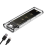 M.2 NGFF Dual Protocol SSD Case Clear USB Type C 10Gbps PCI-E M2 Transparent External Enclosure Hard Disk Box 2