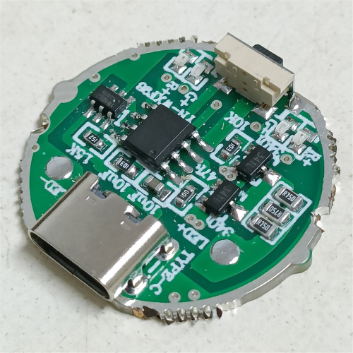Side Strong Light Flashlight Driver Board Switch Circuit USB Interface DIY Accessories 10W 2