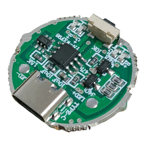 Side Strong Light Flashlight Driver Board Switch Circuit USB Interface DIY Accessories 10W 1