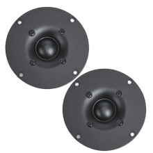 2Pcs 4 Inch Tweeter Speaker 8 Ohm 60W HIFI Silk Film Dome Audio Treble for Family Horn Broadcastin