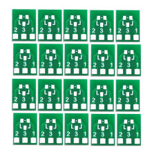 20Pcs SOT23 SOT23-3 Turn SIP3 Double-Side SMD DIP Adapter Converter Plate SOT SIP IC Socket PCB Board DIY Kit