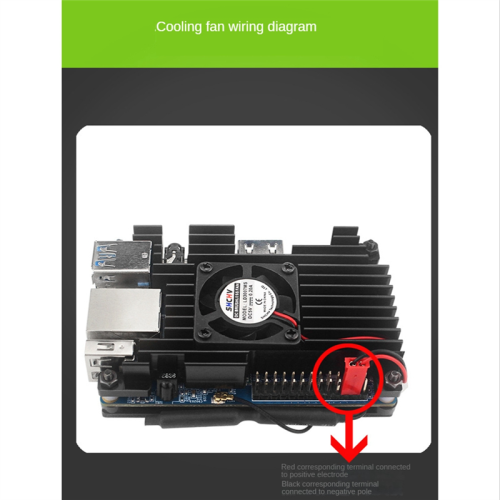 For 3 Aluminum Case with Cooling Fan Development Board Protection Shell Passive Enclosure 2