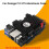 For 3 Aluminum Case with Cooling Fan Development Board Protection Shell Passive Enclosure 8