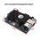 For 3 Aluminum Case with Cooling Fan Development Board Protection Shell Passive Enclosure 6