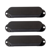 Black Closed Single Coil Pickup Cover Sealed Covers