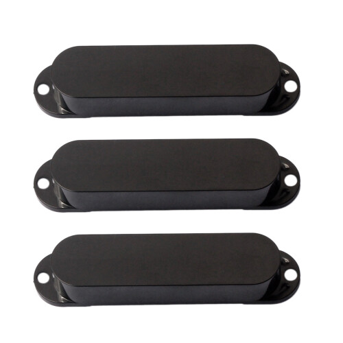 Black Closed Single Coil Pickup Cover Sealed Covers 1