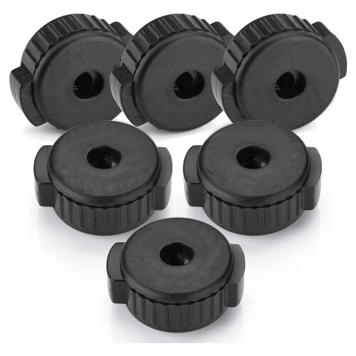 6 PCS Plastic Cymbal Nuts, Nut for Percussion Drum Kit,Percussion Replacement Parts 1
