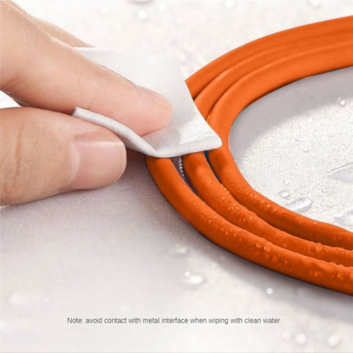 120W 6A Super Fast Charge Type-C Liquid Silicone Cable Quick USB for Smart Phone Pixel Bold Data Line,Orange 1.5M 2