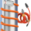 120W 6A Super Fast Charge Type-C Liquid Silicone Cable Quick USB for Smart Phone Pixel Bold Data Line,Orange 1.5M 6