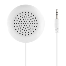 Mini White 3 5mm Pillow Speaker For CD Radio MP3 Player