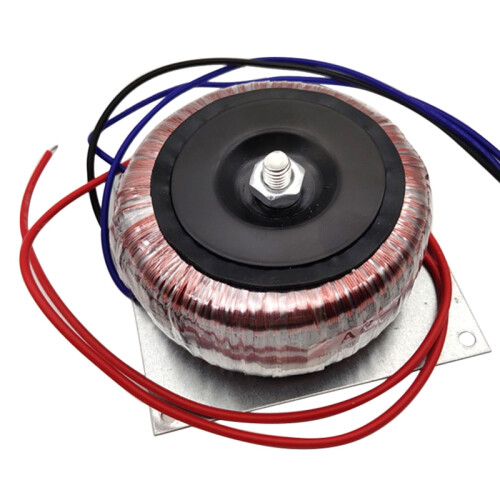 Dual 12V Copper Toroidal Transformer Power Supply Loop for Amplifier