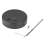 Matte Universal Convenient 32x13mm 6mm Hole Black Solid Aluminum Volume Potentiometer Control Knob 1
