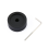 Matte Universal Convenient 32x13mm 6mm Hole Black Solid Aluminum Volume Potentiometer Control Knob 5