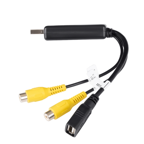 For Android System USB Interface to Video Out Adapter Car Radio Multimedia Player AV Output Connect 1