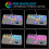 Fighting Stick Controller Colorful RGB Light Game Arcade Keyboard for PC Switch 6