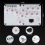 Fighting Stick Controller Colorful RGB Light Game Arcade Keyboard for PC Switch 5