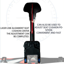 Bike Handlebar Calibrator Tool Seat Center Adjuster Measurement Aligning Indicator with Charging Port