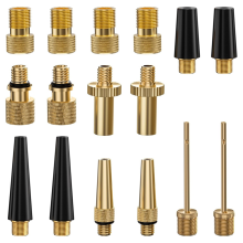 16PCS Premium Bicycle Presta Schrader Valve Adaptor, Including , Bike Pump Adapter