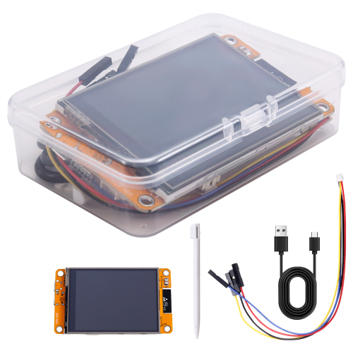 ESP32 Development Board WiFi Bluetooth 2.8-Inch Smart Display TFT Module Touch Screen, Dual-Core CPU, Up to 2484MHZ 1