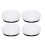 4Pcs 18cm Light Diffuser,Soft Diffuser Lamp Cover White Shade Diffuser,for Studio Strobe Reflectors 1