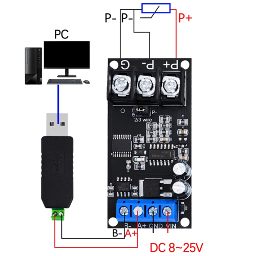 PT100 Thermistor RTD Thermocouple Temperature Sensor Transmitter RS485 MODBUS RTU Module 2