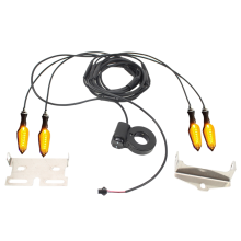 Electric Bicycle Ebike Turn Signal 36V 48V 52V 72V Waterproof Cable LED Flashing V04-36-72V