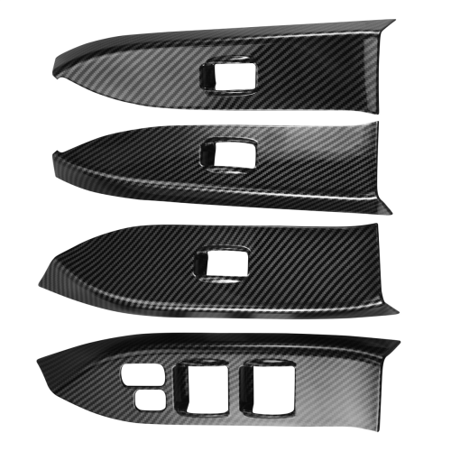 for 2007-2019 Car Inner Window Lift Switch Button Panel Cover Trim Frame Decorative Accessories 2