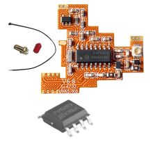 SI4732 V6.8 FPC Module+2M Expansion Chip for UVK5 K6 HF Shortwave Full Band/Single Sideband Reception