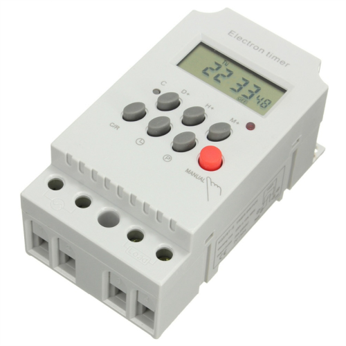 KG316T-II Din Rail Microcomputer Time Control Switch Timer AC 220V 25A DIGITAL TIMER SWITCH Relay
