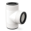 Hose Adapter Replacement for & Pool Split Tee T-Joint Union with 3 L Rings Connector, Connects 1
