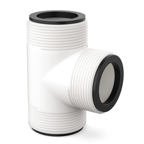 Hose Adapter Replacement for & Pool Split Tee T-Joint Union with 3 L Rings Connector, Connects