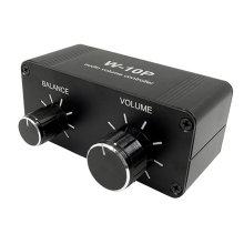 3.5 mm Portable Volume Controller Pre Amplifier W-10P Stereo Dual Channel Audio Mini Balance Music Home Sound