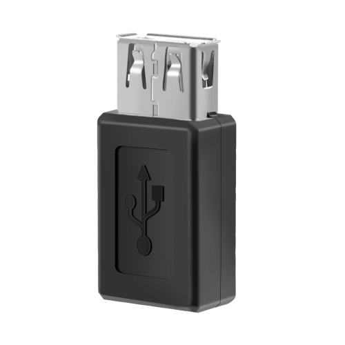 Black USB 2.0 Type A Female to Micro-USB B Adapter Plug Converter 2