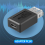 Black USB 2.0 Type A Female to Micro-USB B Adapter Plug Converter 7