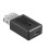 Black USB 2.0 Type A Female to Micro-USB B Adapter Plug Converter 8