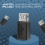 Black USB 2.0 Type A Female to Micro-USB B Adapter Plug Converter 5