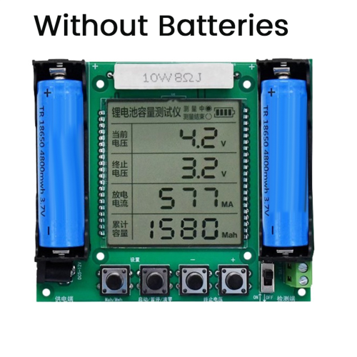 Real Capacity Tester 18650 Lithium Battery Ah Load Module Digital High Precision Multi-Function 2