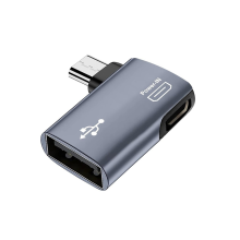 2Pcs OTG Adapter for 90 Degree Left/Right Angle Micro-USB to USB Android Phone Tablet