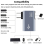 2Pcs OTG Adapter for 90 Degree Left/Right Angle Micro-USB to USB Android Phone Tablet 7