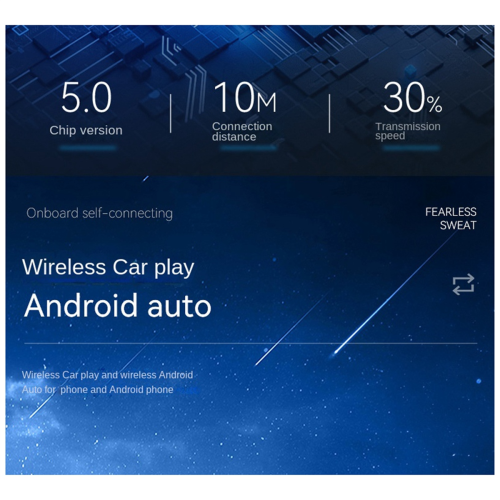 2 in 1 CarPlay Box Android Auto Wireless Converter Car Smart Adapter 2
