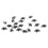 20pcs 5V 0.3 A Mini Size Black SPDT Slide Switch for Small DIY Power Electronic Projects 6