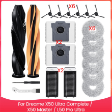 Accessories Kit for X50 Ultra Complete / Master L50 Pro Robot Vacuum Cleaner Replacement Parts