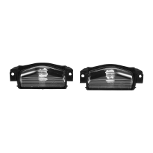 2 Pcs Car License Plate Lamp Light Shell Cover for 3 M2 M3 2011-2013 BP4K-51-274 BBM4-51-274 BS1E-51-274